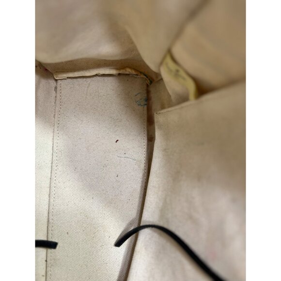 Kate Spade by the pool Pineapple-Embellished Canvas Tote mega Bag Black & White - Picture 8 of 9